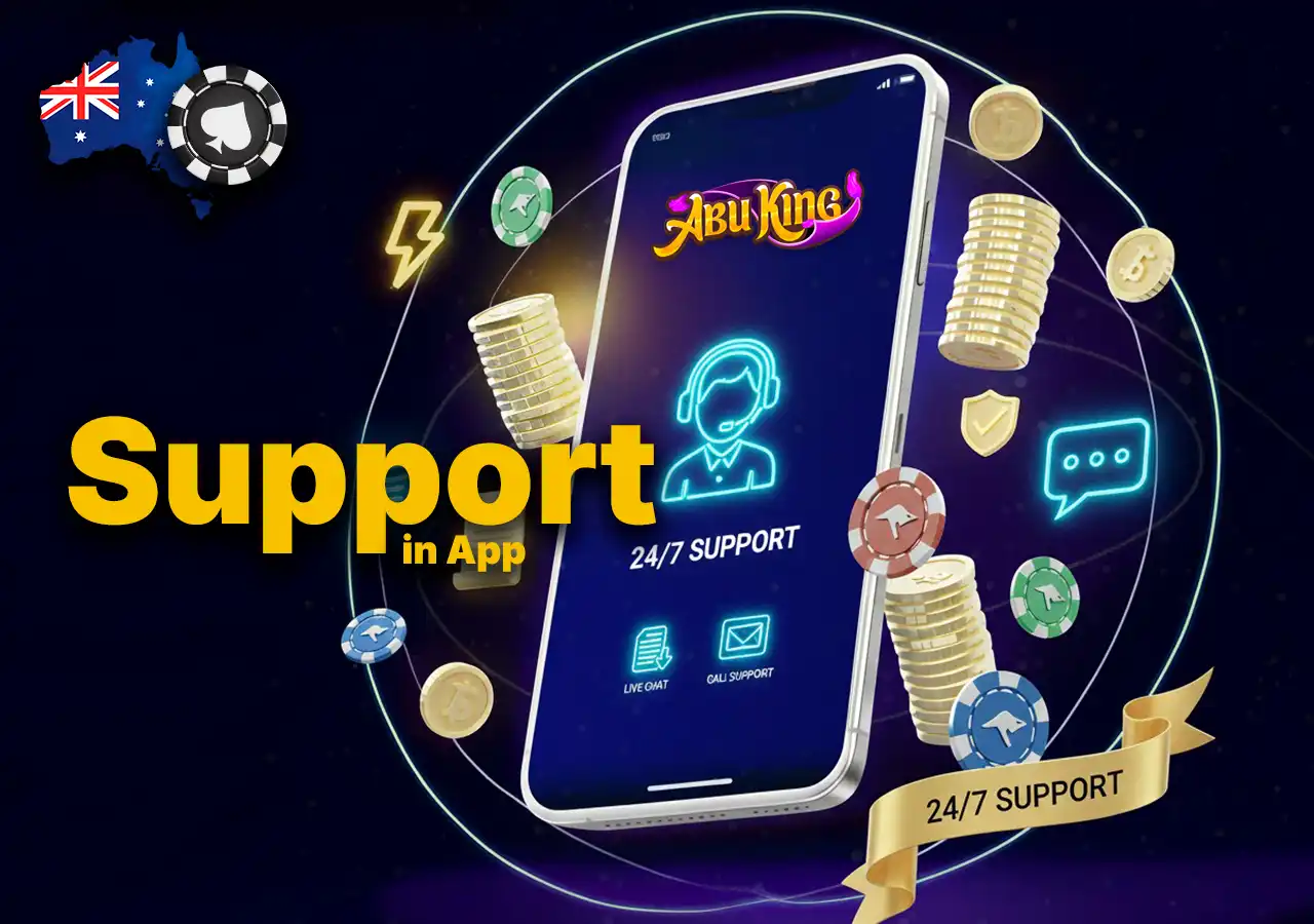 Customer Support in AbuKing App – 24/7 Help